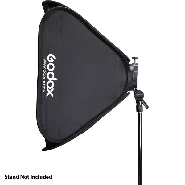 Godox S2 Speedlite Bracket with Softbox & Carrying Bag Kit | 23.6 x 23.6"
