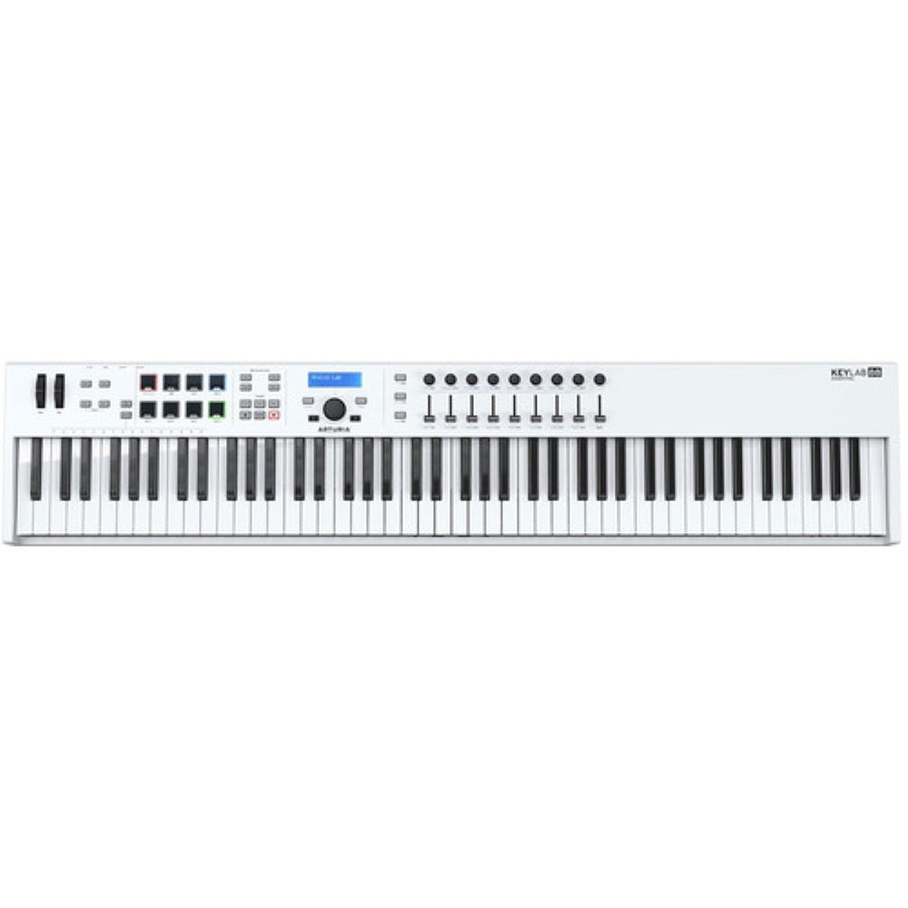 Arturia KeyLab Essential 88 Keyboard Controller | White