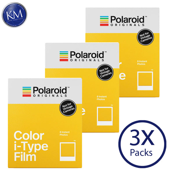 Polaroid Originals Color i-Type Instant Fresh Film (24 Exposures) - 3 Pack