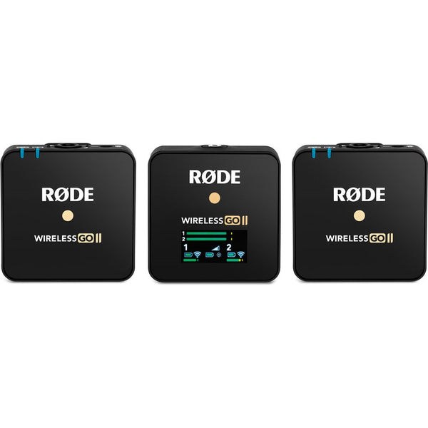 Rode Wireless GO II 2-Person Compact Digital Wireless Microphone System/Recorder | 2.4 GHz, Black