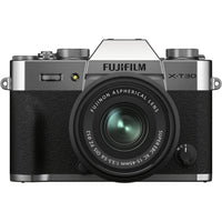FUJIFILM X-T30 II Mirrorless Digital Camera | 15-45mm Lens | Silver + 52mm Filter + Cleaning Kit + Memory Card and Case + Screen Protectors + Camera Case + Memory Card Reader + Lens Cap Keeper Bundle