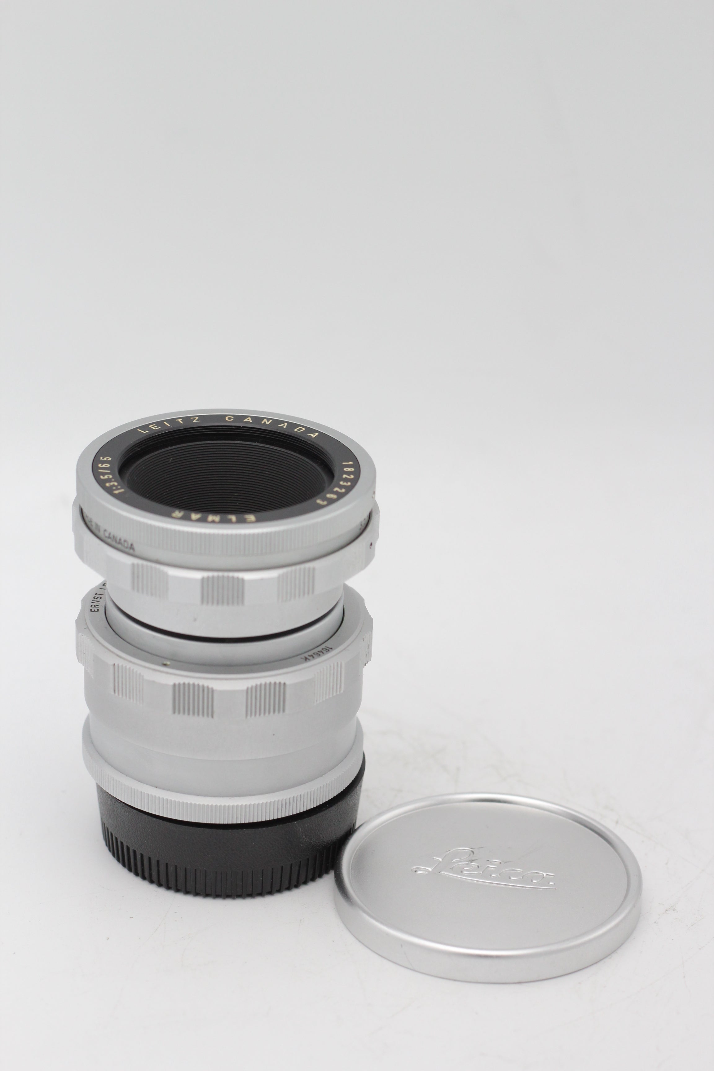 Used Leica Leitz Canada Elmar 3.5/65mm Chrome for Visoflex - Used Very Good