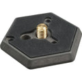Manfrotto 030-38 Hexagonal Quick Release Plate with 3/8" Screw