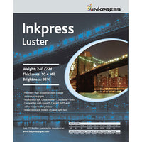 Inkpress Media Luster Paper | 11 x 14", 50 Sheets