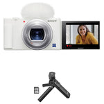 Sony ZV-1 Digital Camera | White with Sony Vlogger Accessory Kit