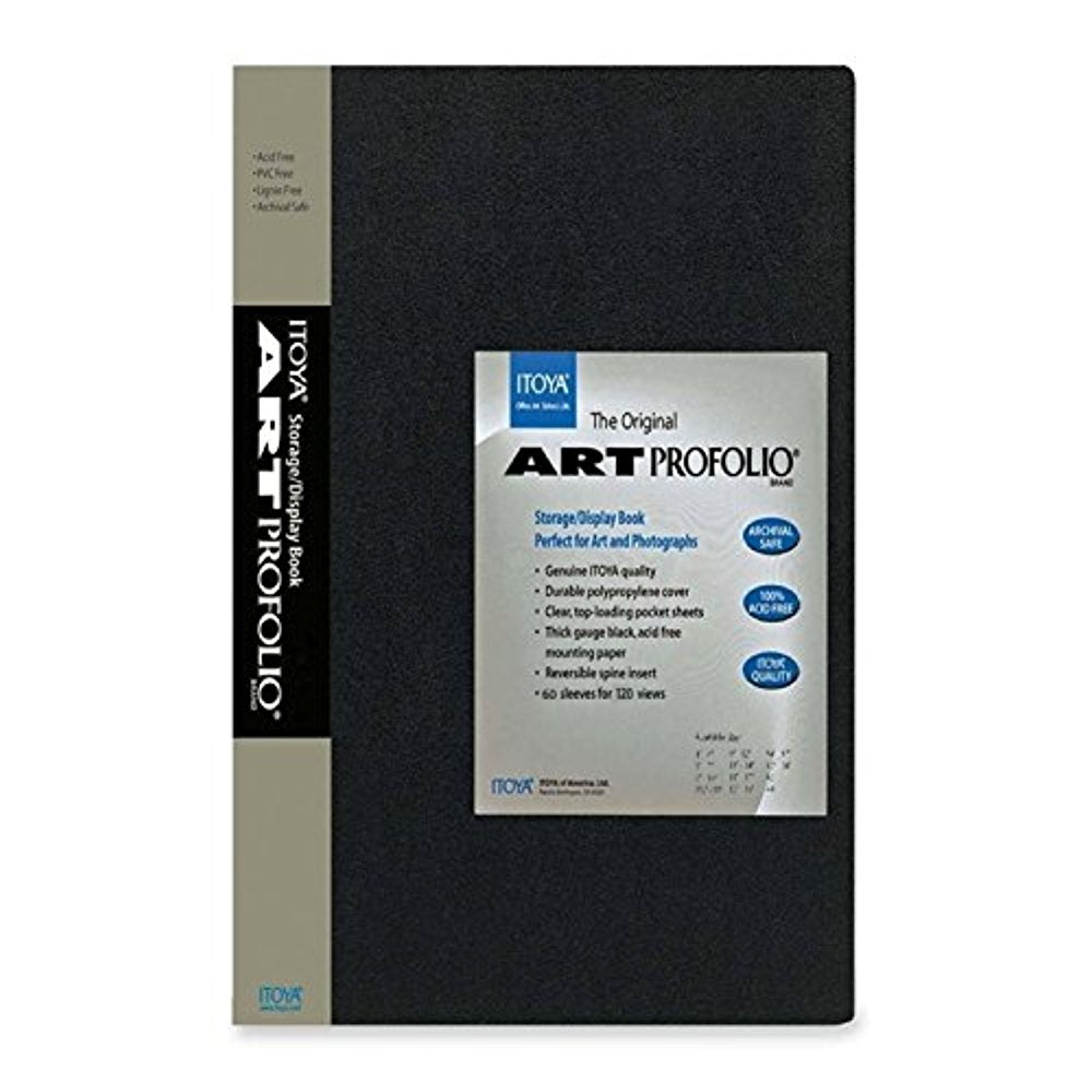 Itoya Art Profolio Original Storage/Display Book | 8 x 10", 24 Two-Sided Pages