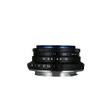 Laowa Venus Optics 10mm f/4 Cookie Lens | FUJIFILM X | Black + Keep Co. Lens Pouch | Medium + K&M Camera Cleaning Cloth + Striker Photo Kit (11 Pieces) Bundle