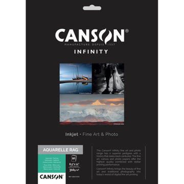 Canson Infinity Arches Aquarelle Rag | 8.5 x 11", 10 Sheets