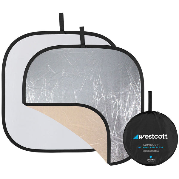Westcott Illuminator 4-in-1 42" Reflector Kit | Sunlight/Silver