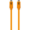 Tether Tools Tetherpro USB -C to USB -C for Phase One Cable | 15', High-Visibilty Orange