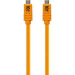 Tether Tools Tetherpro USB -C to USB -C for Phase One Cable | 15', High-Visibilty Orange