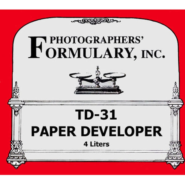 Photographers' Formulary TD-31 Developer for Black & White Paper | Makes 4 Liters